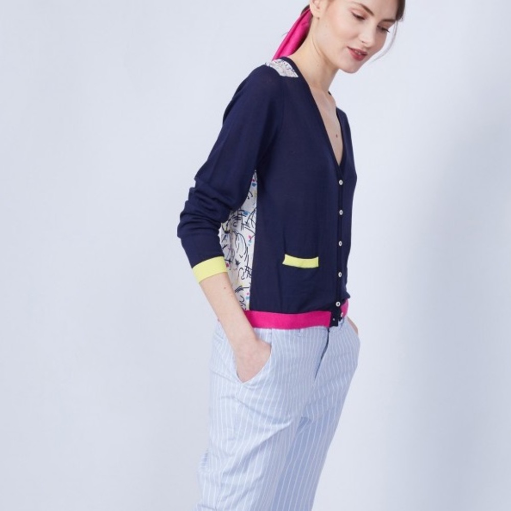 Maison Montagut Martin Morel silk /cotton cardigan